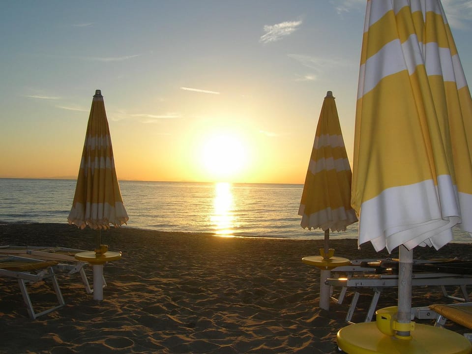 Beach, Sunrise, Sunset
