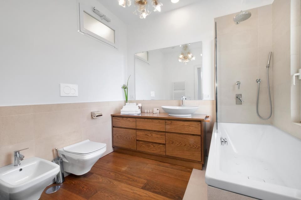 Shower, Toilet, Bathroom, Photo of the whole room