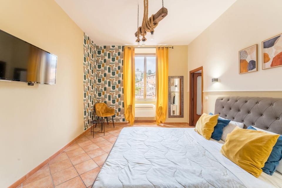 Bed, TV and multimedia, Bedroom