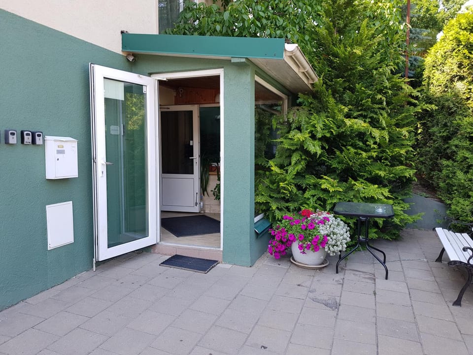 Property building, Patio