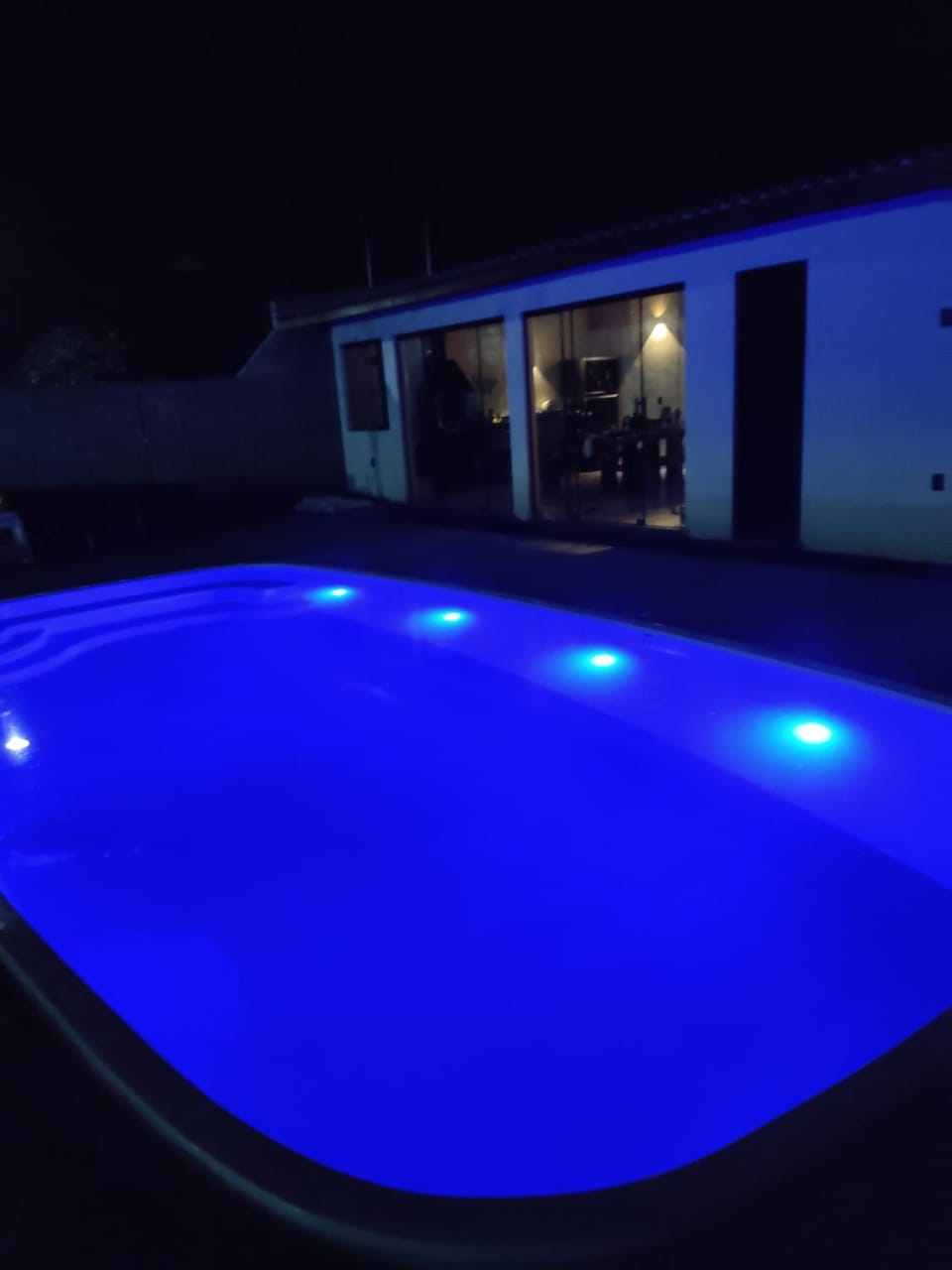 Night, Swimming pool