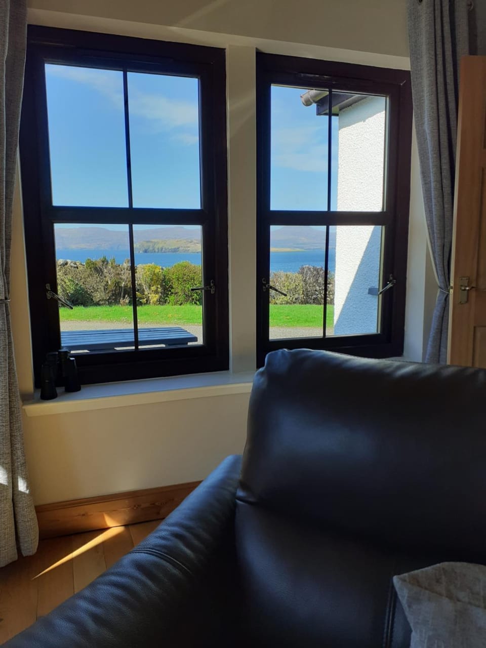 Living room, Seating area, Sea view