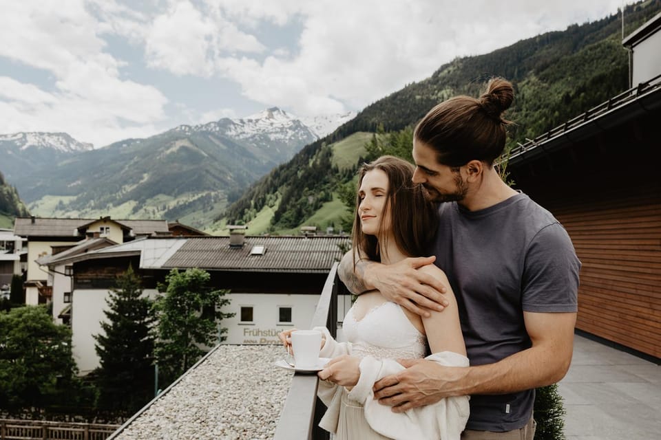 People, Natural landscape, Guests, Mountain view