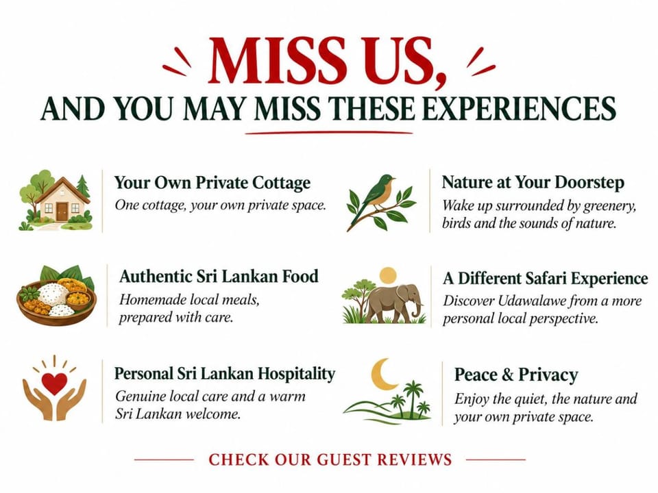 Milk House Cottage "Your Own Private Nature Space" Campground/ 
RV Resort in Uva Province, Sri Lanka