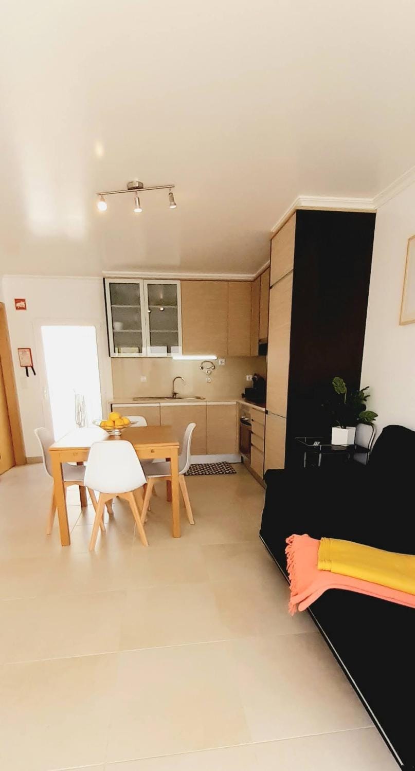 Living room, Communal kitchen