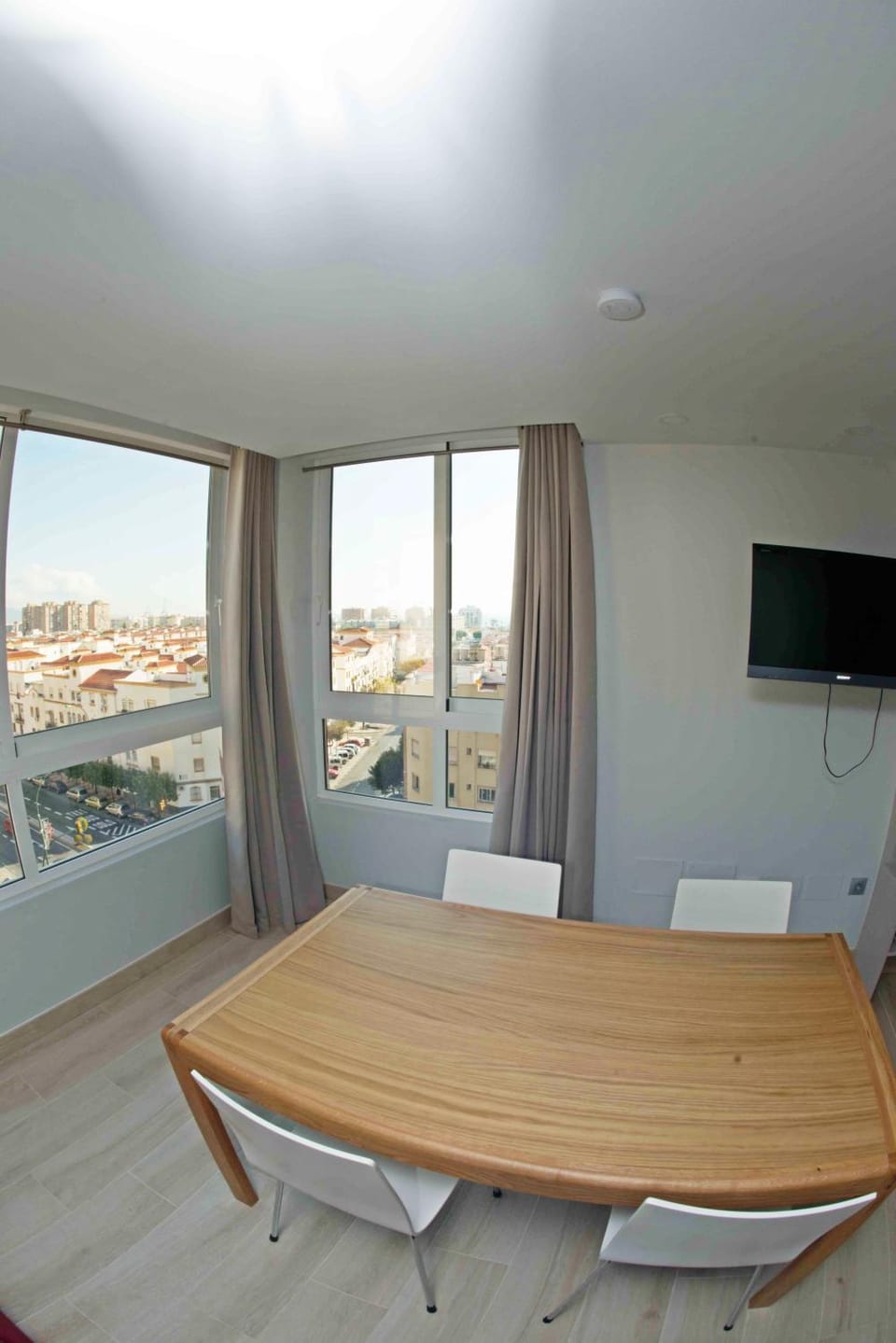 Living room, Seating area, City view, Sea view, Street view