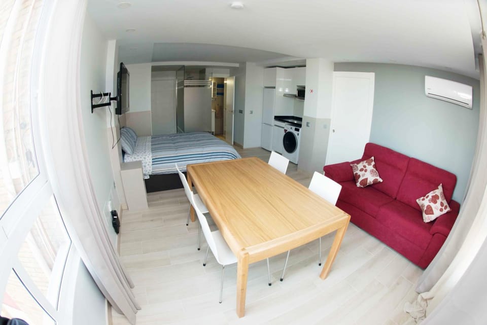 Living room, Seating area, Dining area
