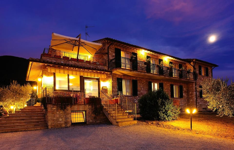 Property building, Patio, On site, Sunset