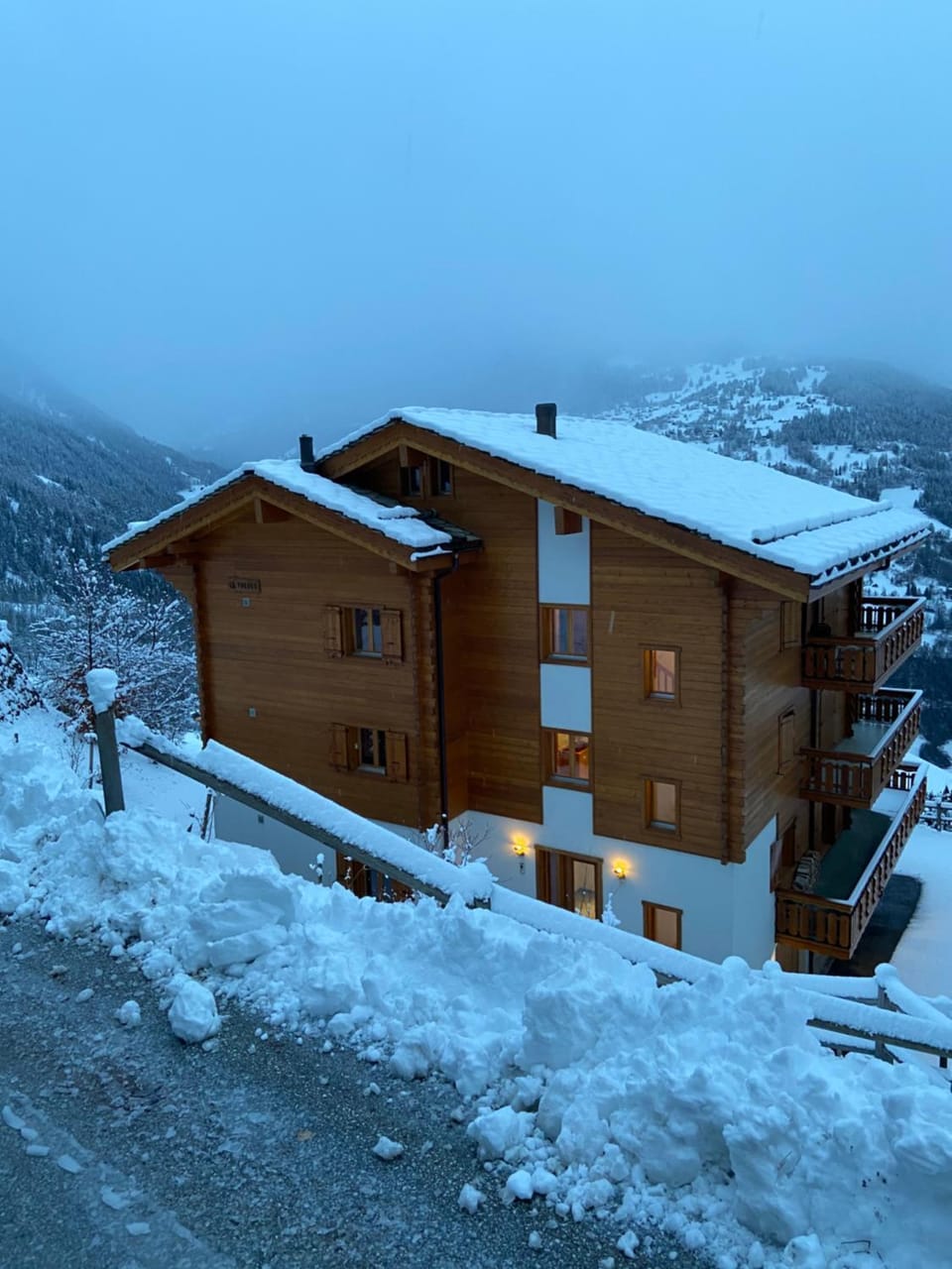 Property building, Winter