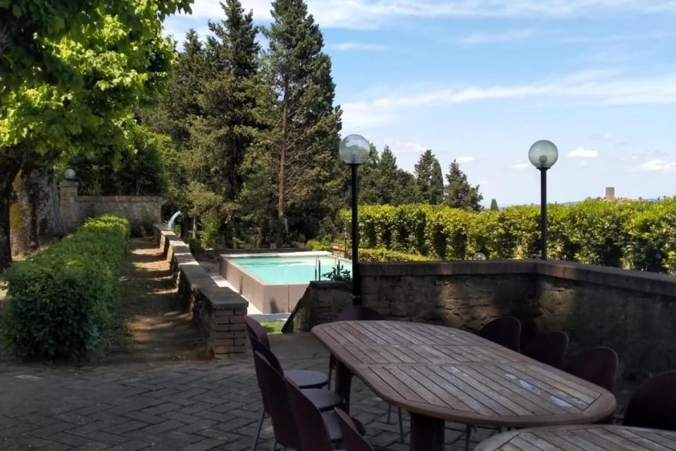 Patio, Natural landscape, Garden, Garden view, Pool view, Swimming pool