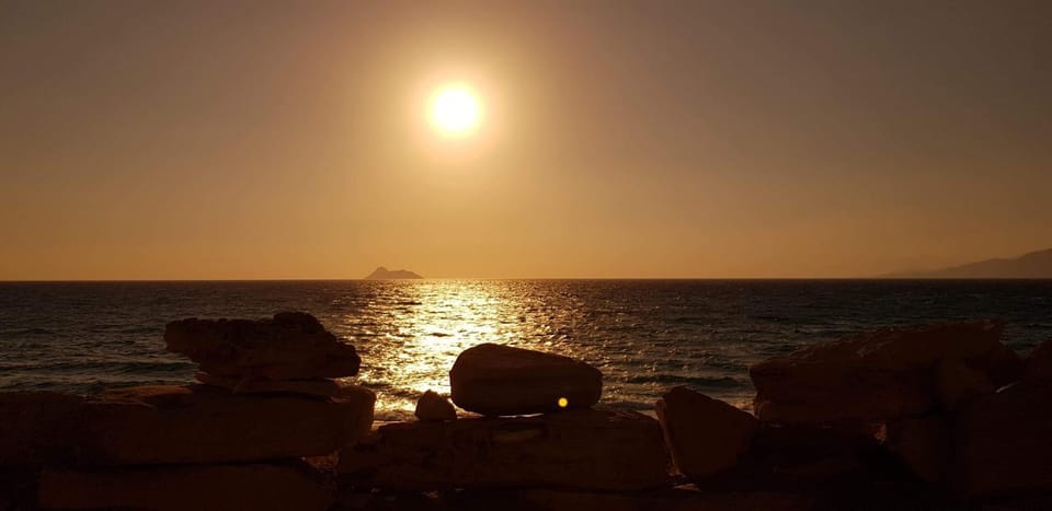 Beach, Sea view, Sunset