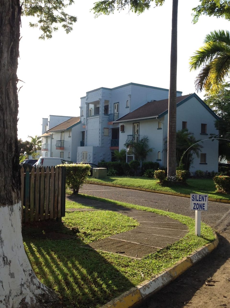 Property building, Facade/entrance, Garden view, Street view, Sunset