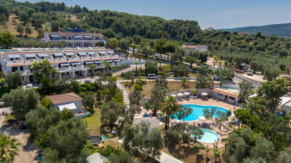 Bird's eye view, Swimming pool