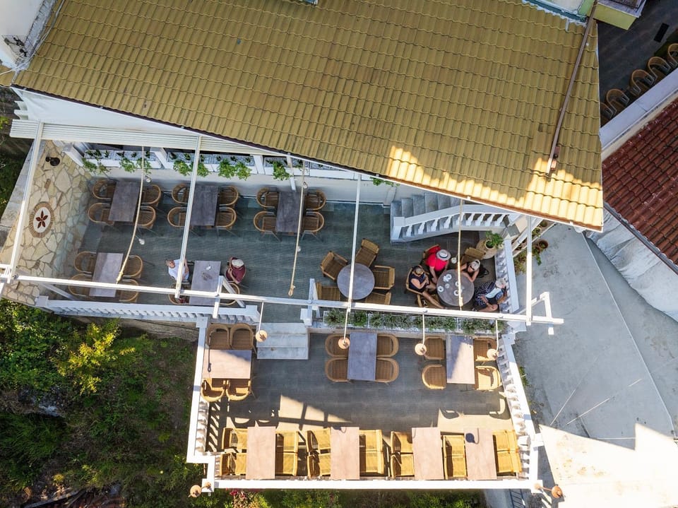 Property building, Day, People, Bird's eye view, Balcony/Terrace, Breakfast