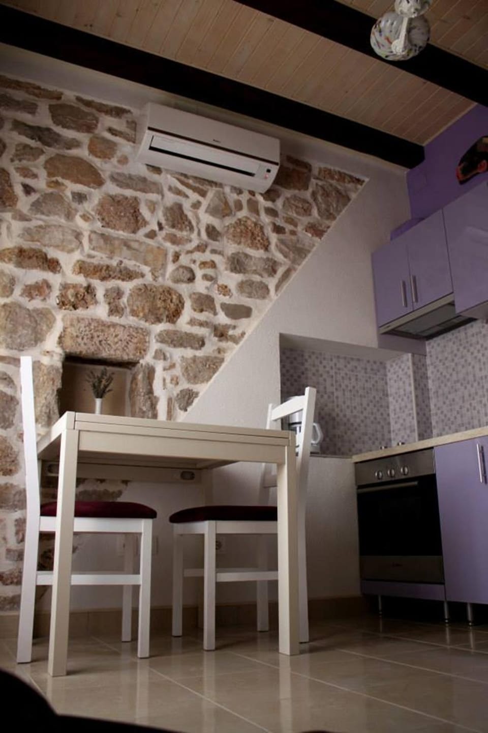Kitchen or kitchenette, Living room, Dining area