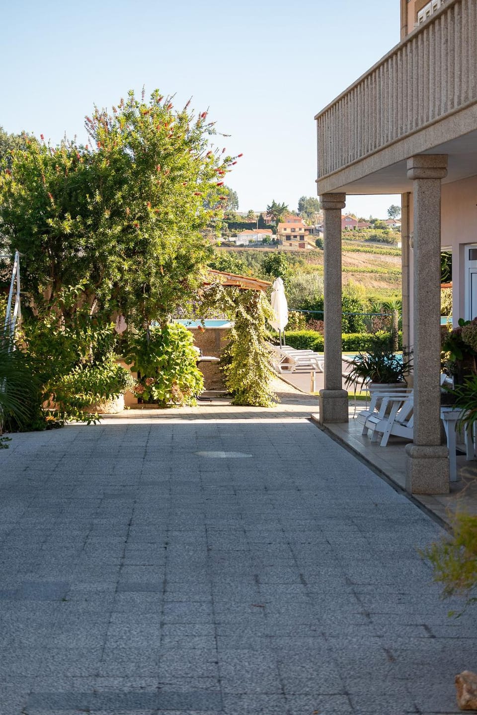 Property building, Patio, Garden, View (from property/room), Balcony/Terrace, Garden view