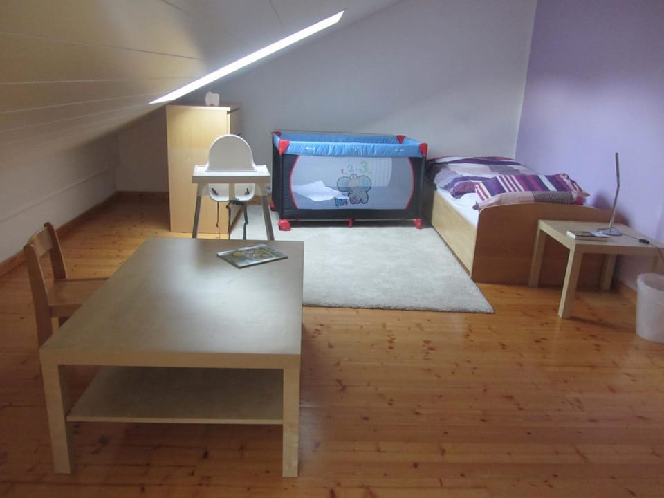 Bed, Photo of the whole room, Bedroom, cot