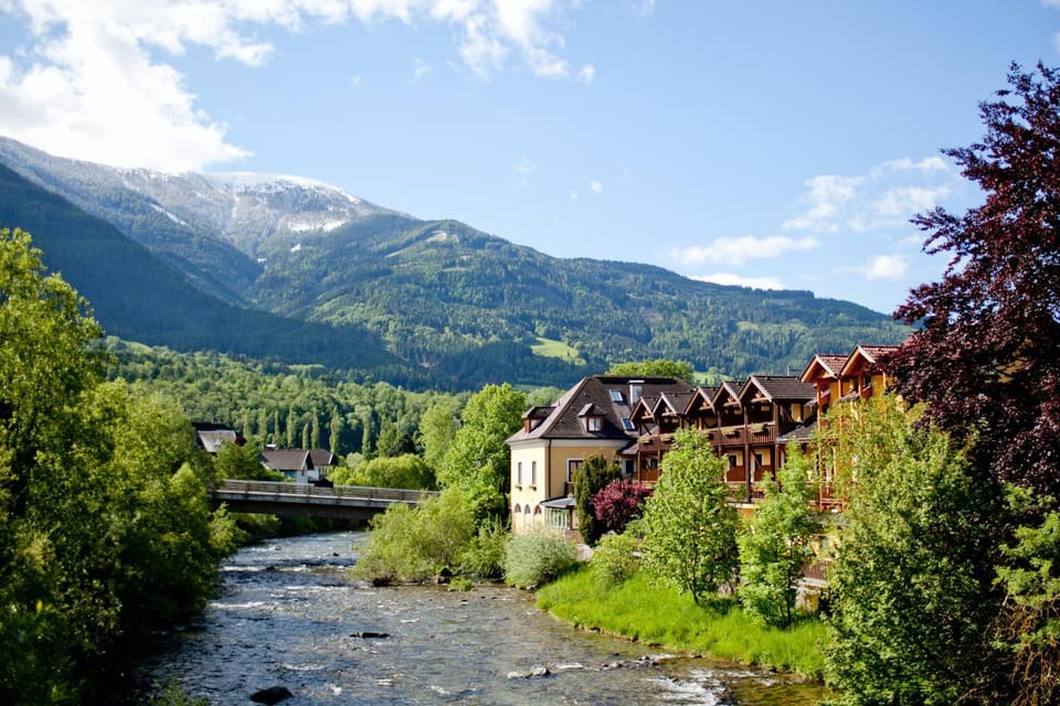 Facade/entrance, Spring, Natural landscape, River view