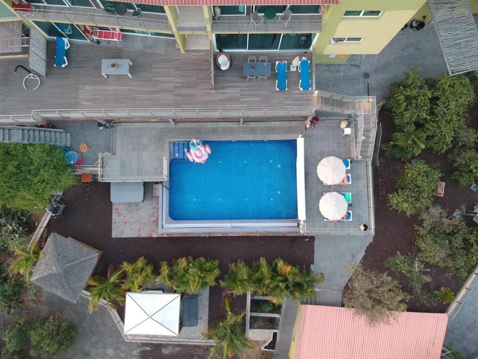Property building, Pool view, Swimming pool, Swimming pool, sunbed