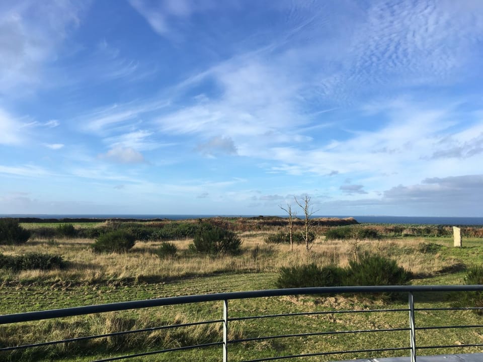 Natural landscape, Garden, Sea view
