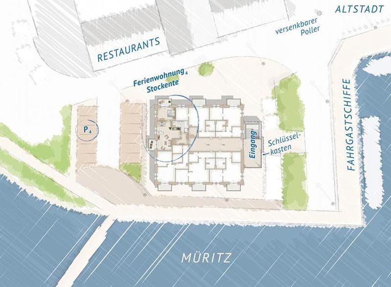 Müritzspeicher Apartment in Waren