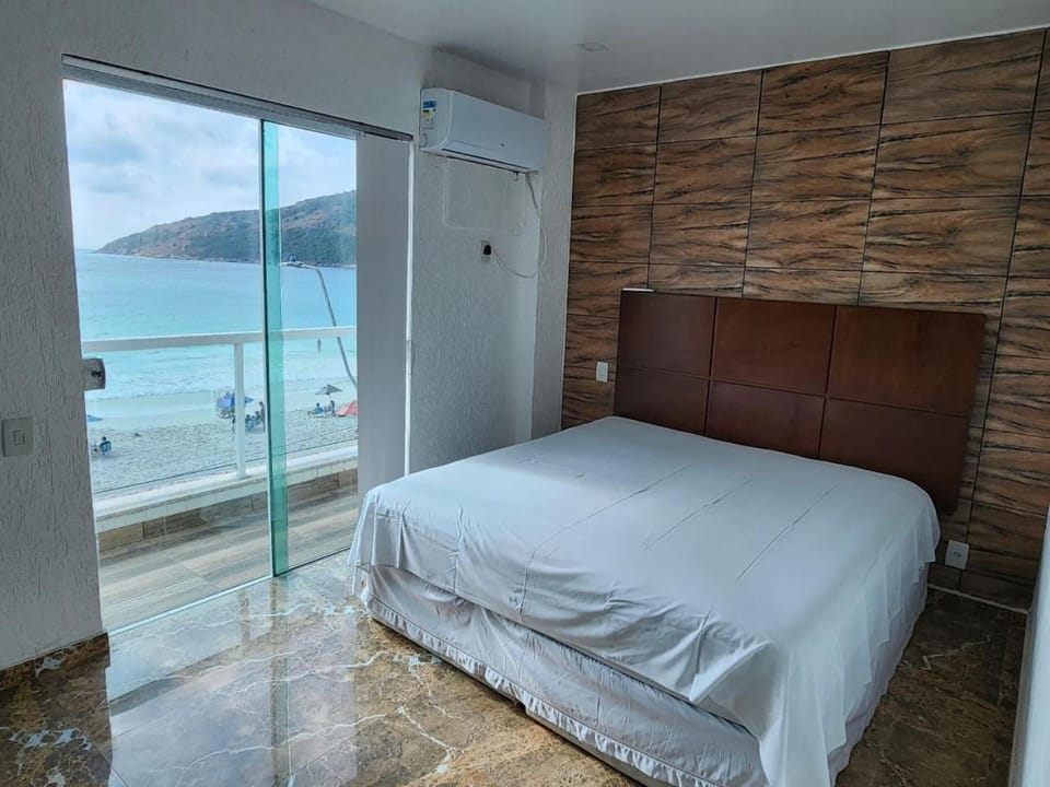 Bed, Photo of the whole room, Bedroom, Sea view, air conditioner