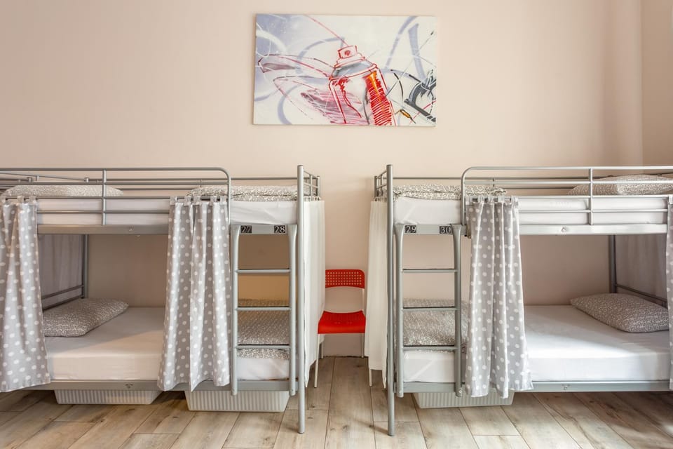 Photo of the whole room, bunk bed