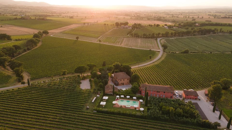 Natural landscape, Bird's eye view, Sunset