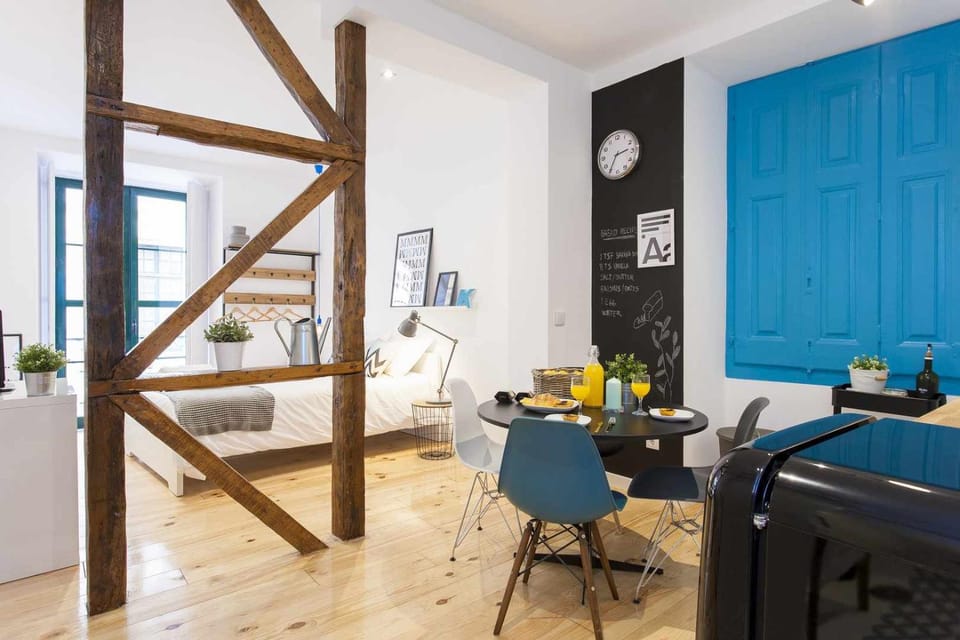 Blue - Modern Studio Baixa Chiado Ar Condicionado Apartment in Lisbon