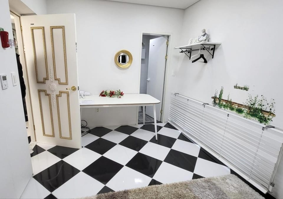 Bathroom, Bedroom, hair dryier, air conditioner, air conditioner
