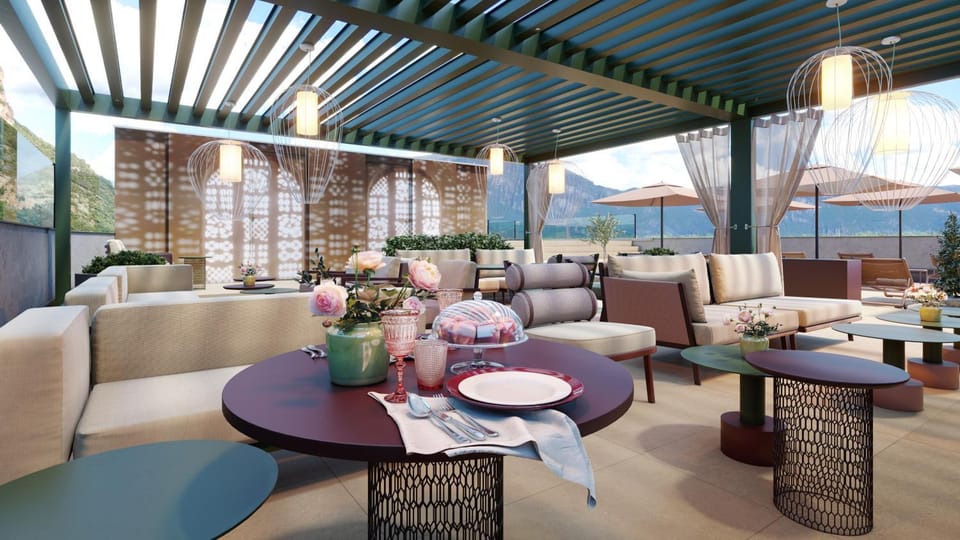 View (from property/room), Balcony/Terrace, Lounge or bar