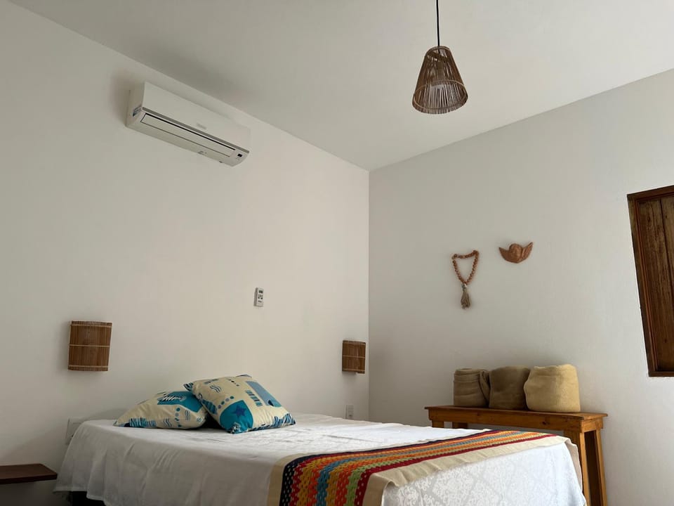 Bed, Bedroom, air conditioner