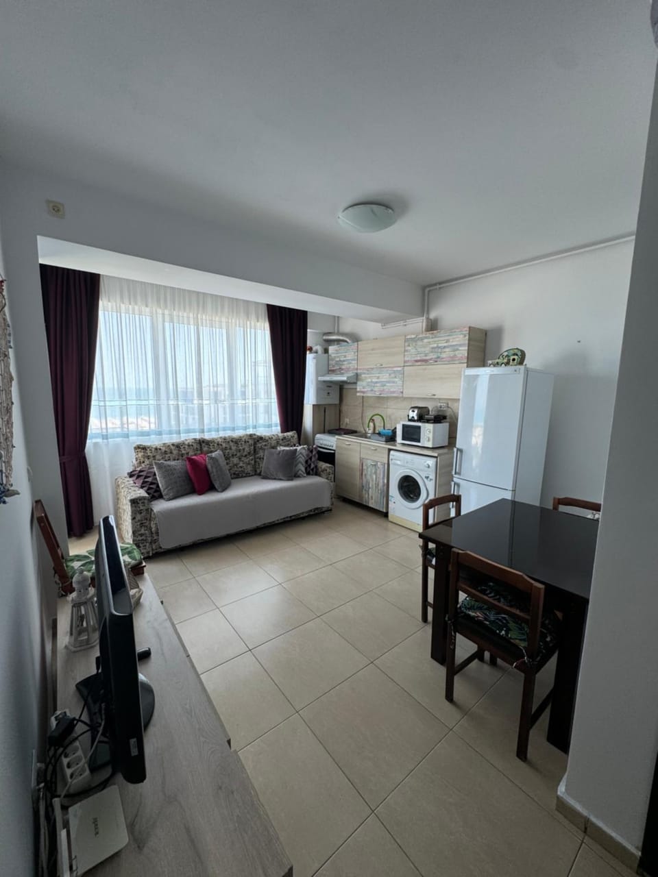 Kitchen or kitchenette, Living room, Photo of the whole room
