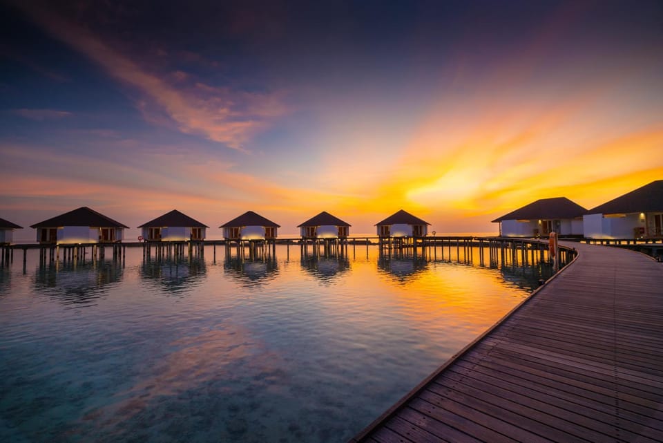 Property building, Sunset