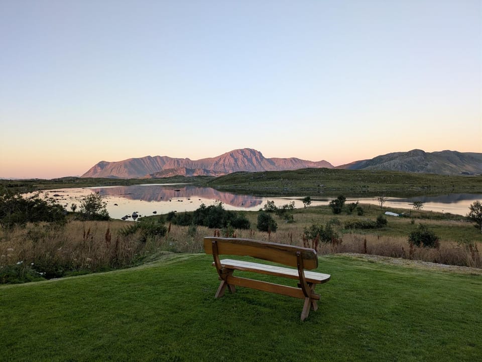 Natural landscape, Lake view