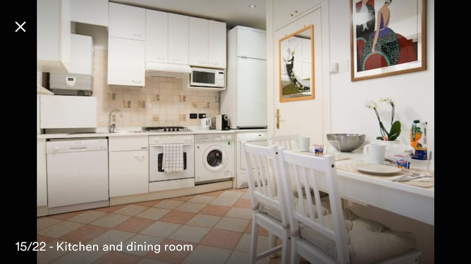 Kitchen or kitchenette, Dining area