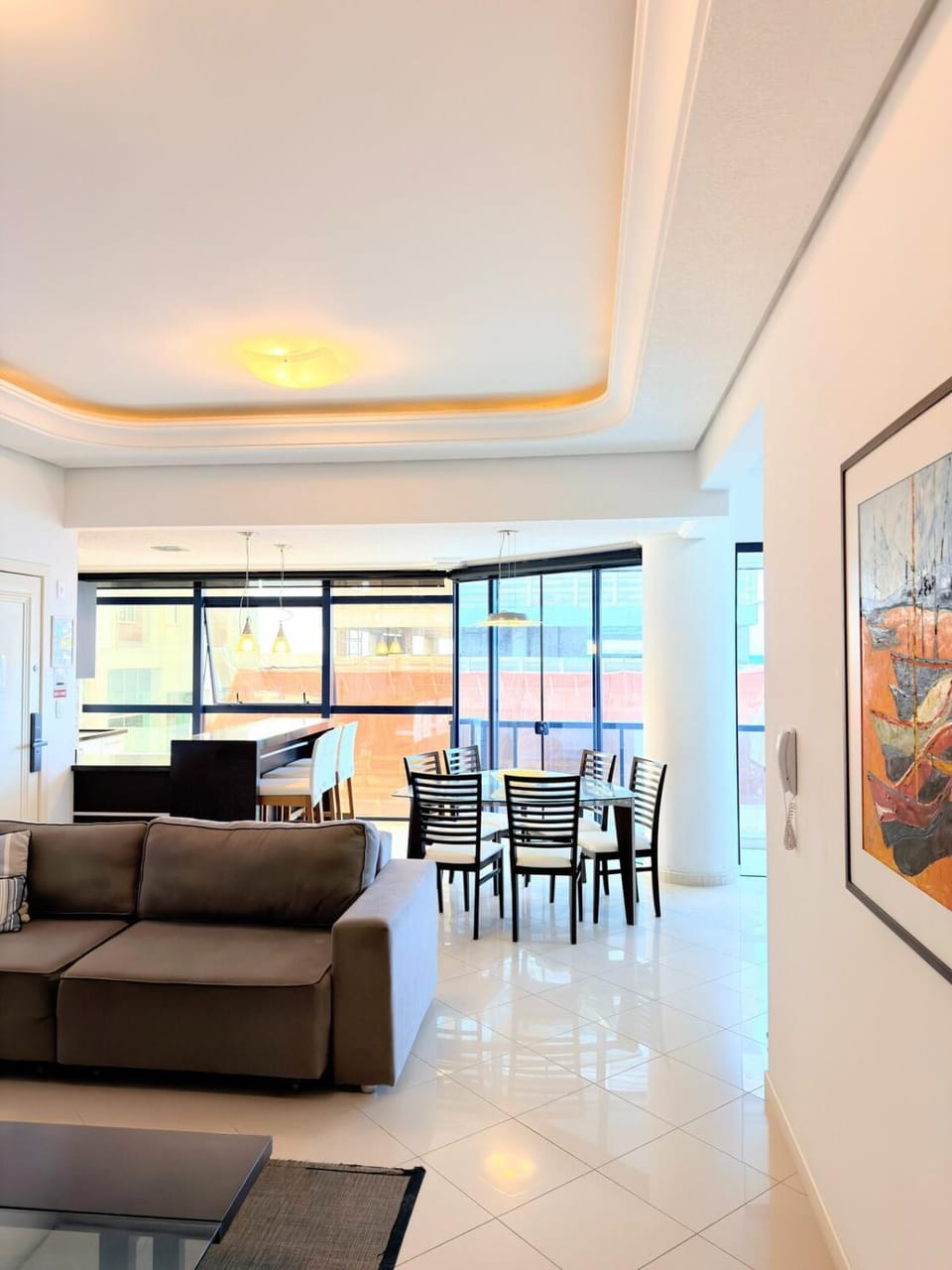Living room, Seating area, Dining area