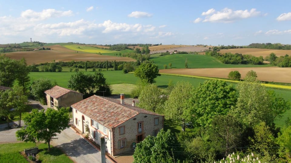 Spring, Day, Bird's eye view, View (from property/room), Garden view, Garden view