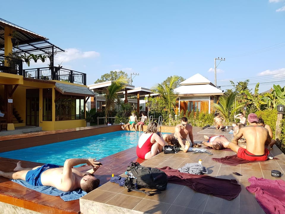 Natural landscape, Swimming pool