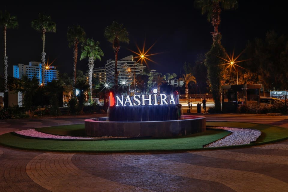 Facade/entrance, Night, City view