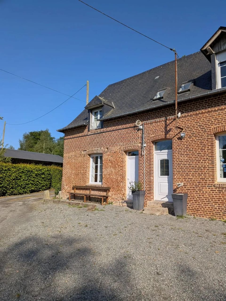 Maison de charme à Berville avec jardin non clôturé House in Normandy