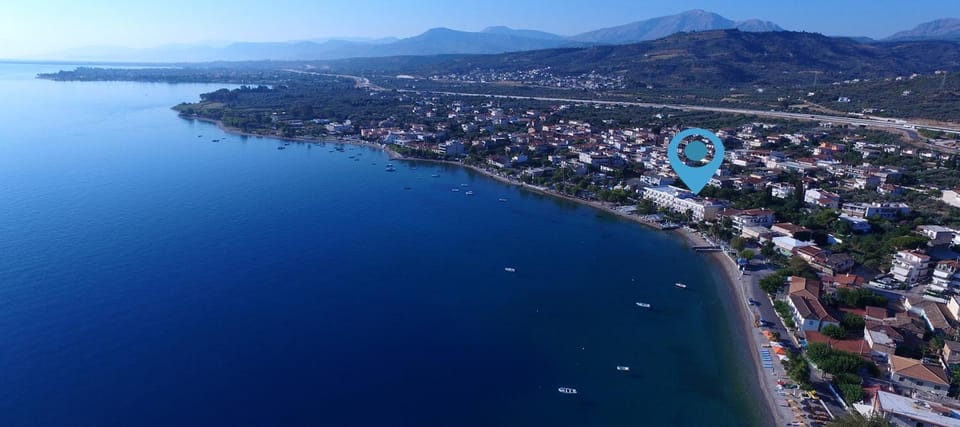 Nearby landmark, Natural landscape, Bird's eye view, Beach, Landmark view, Mountain view, Sea view