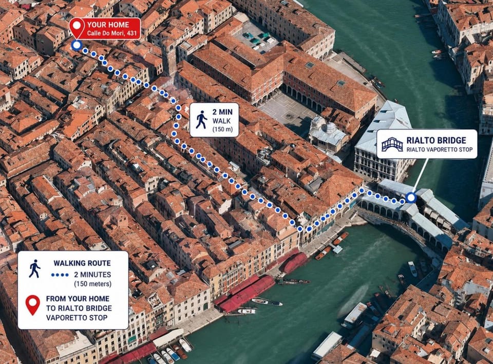 Venice at Home - Spacious Venetian Apartment 2 Min from Rialto Apartment in Venice
