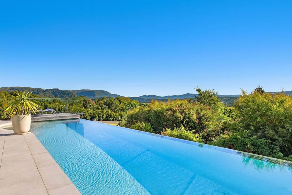 Day, Natural landscape, Mountain view, Swimming pool