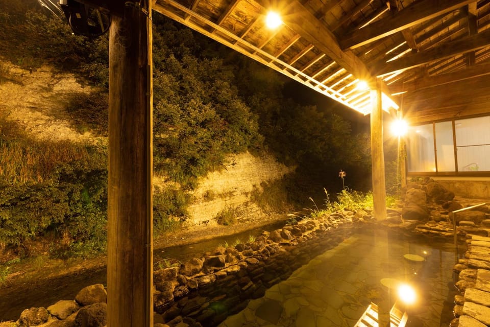 Natural landscape, Hot Spring Bath, Open Air Bath, Public Bath
