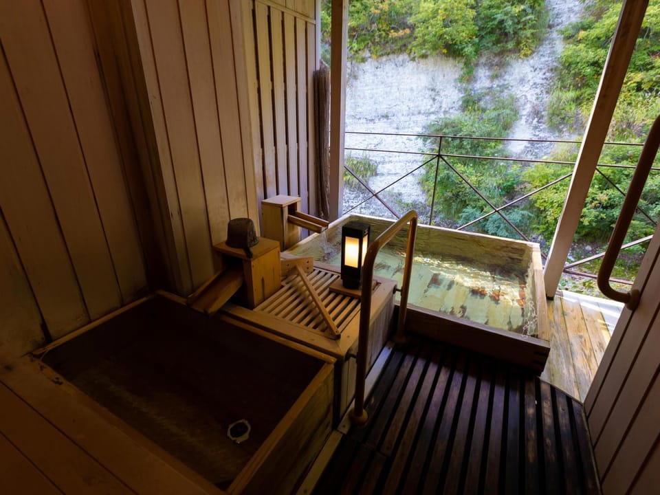 Spring, Natural landscape, Summer, Hot Spring Bath, Bathroom, Balcony/Terrace, Photo of the whole room, Open Air Bath