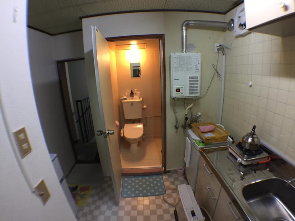 Shower, Toilet, Bathroom, Kitchen or kitchenette