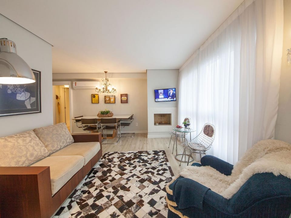 600 metros, Rua Coberta - Centro Via Florida Apartment in Gramado