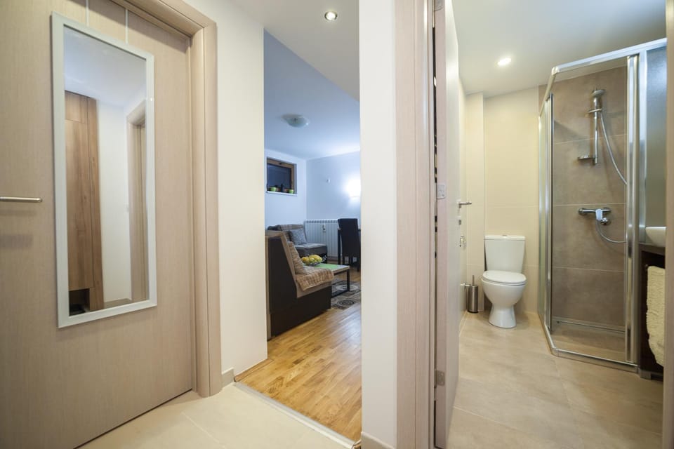 Bathroom, Living room