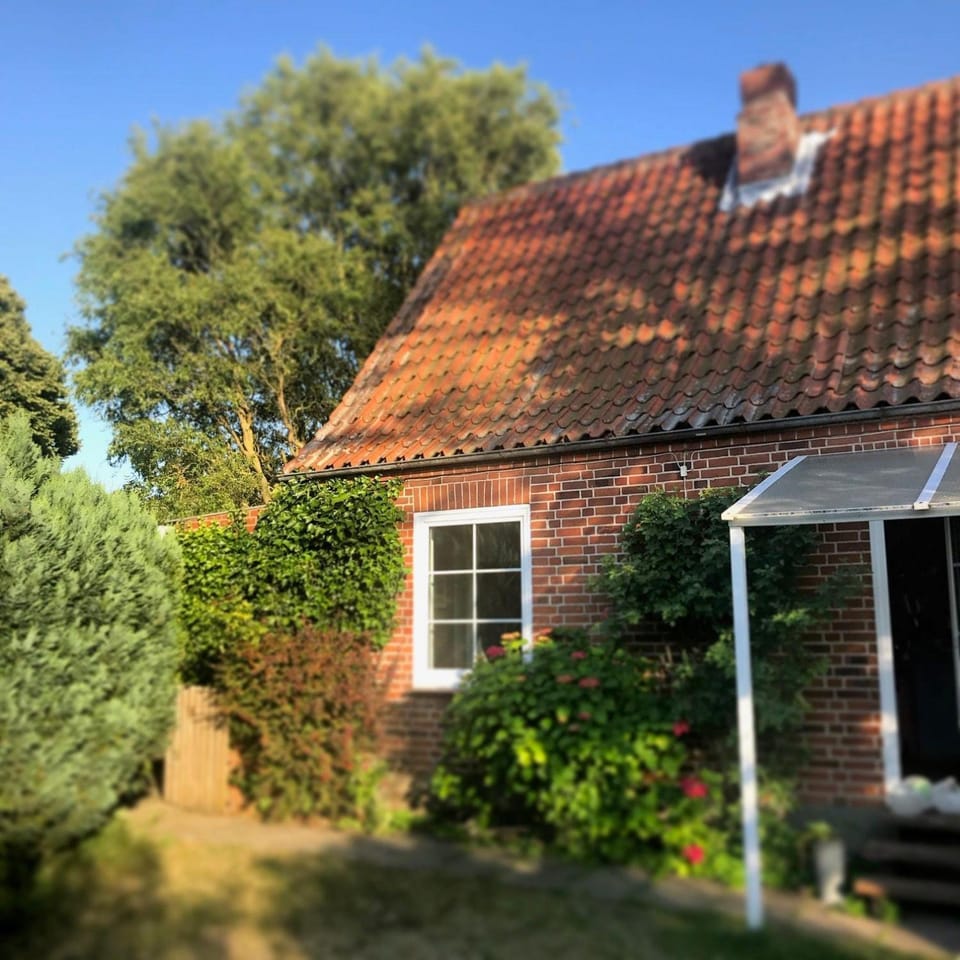 Schoenes-Ferienhaus-mit-Garten-Mid-Century-Moebeln-in-Strand-naehe-Avendorf House in Ostholstein